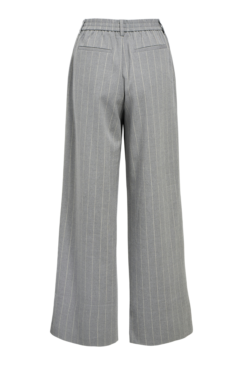Lisa Wide Pant Aop - Keskikokoinen harmaa melange