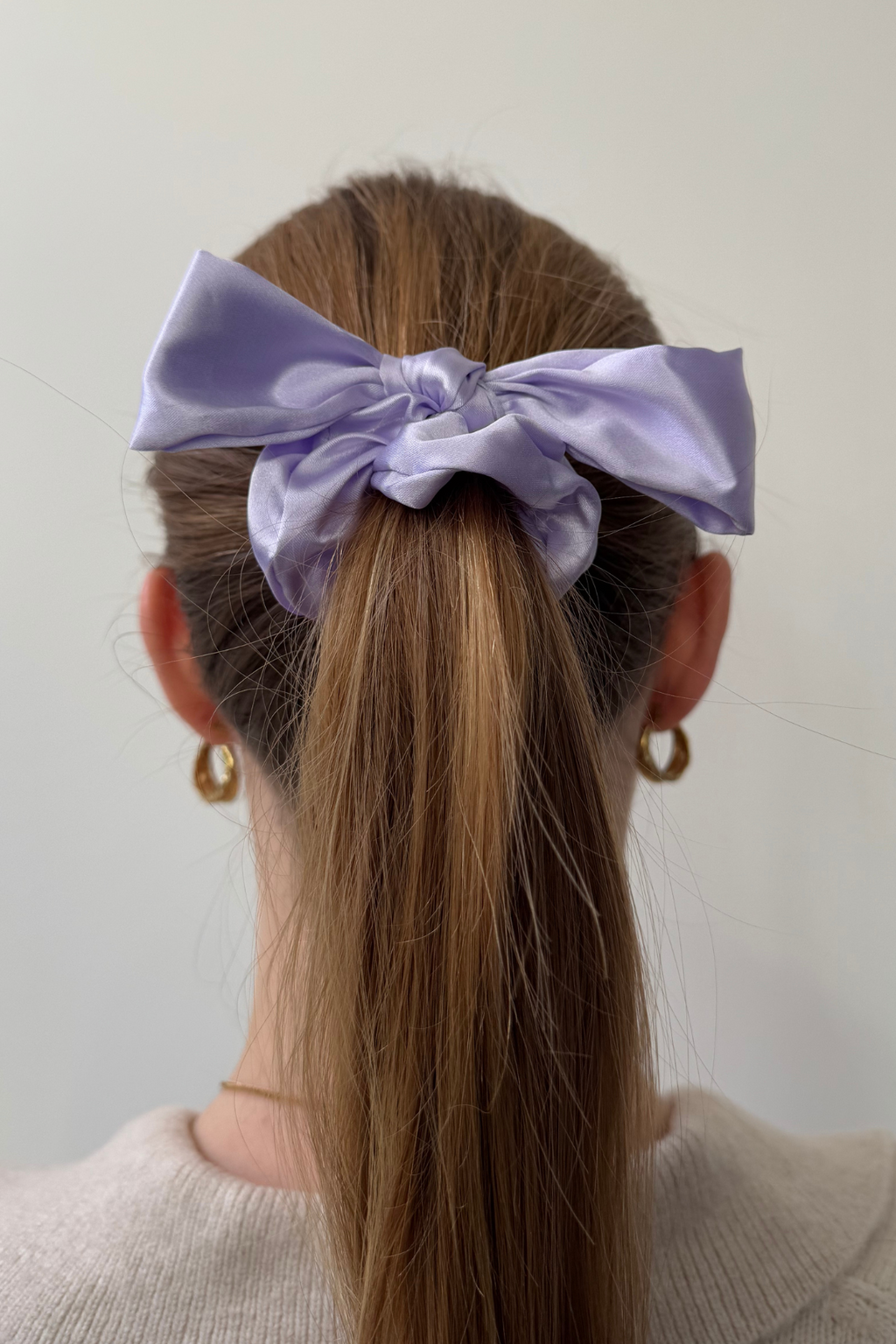 Bow Scrunchie - violetti