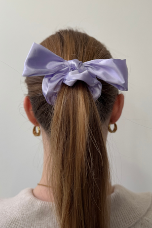 Bow Scrunchie - violetti