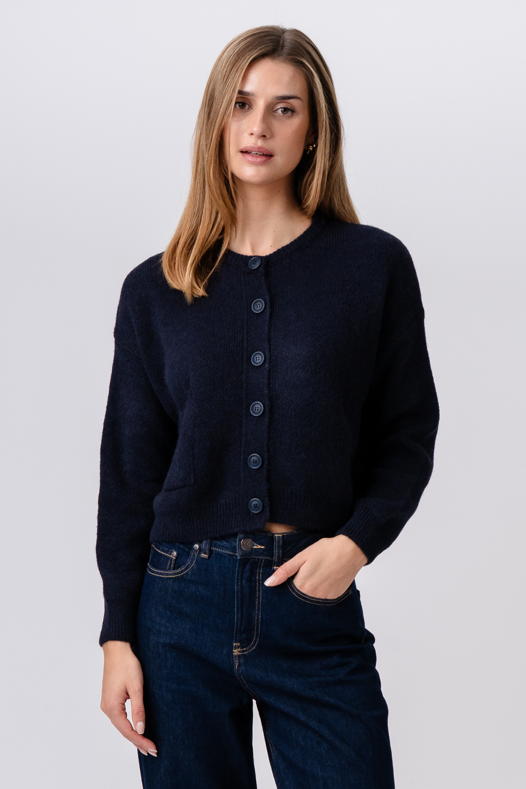Angelique Cardigan - Deep Blue