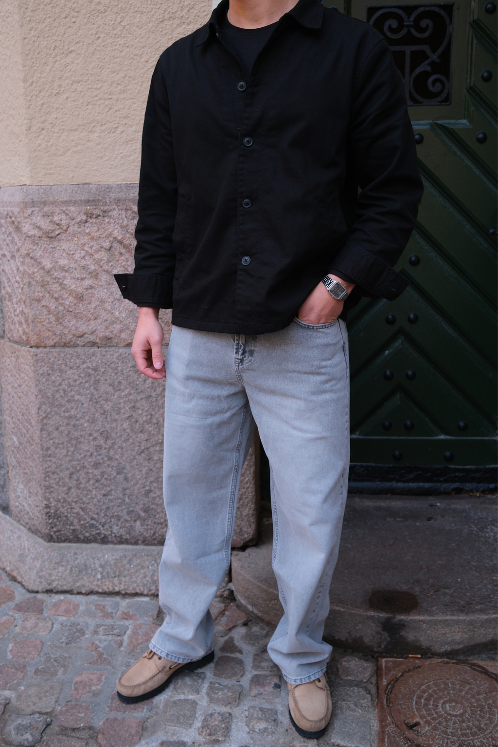 William Regular Farkut - Harmaa Denim