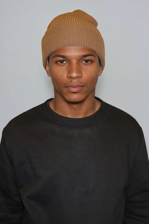 Neulottu pipo - Kahvi