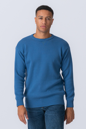 Crewneck Knit -villapaita - sininen