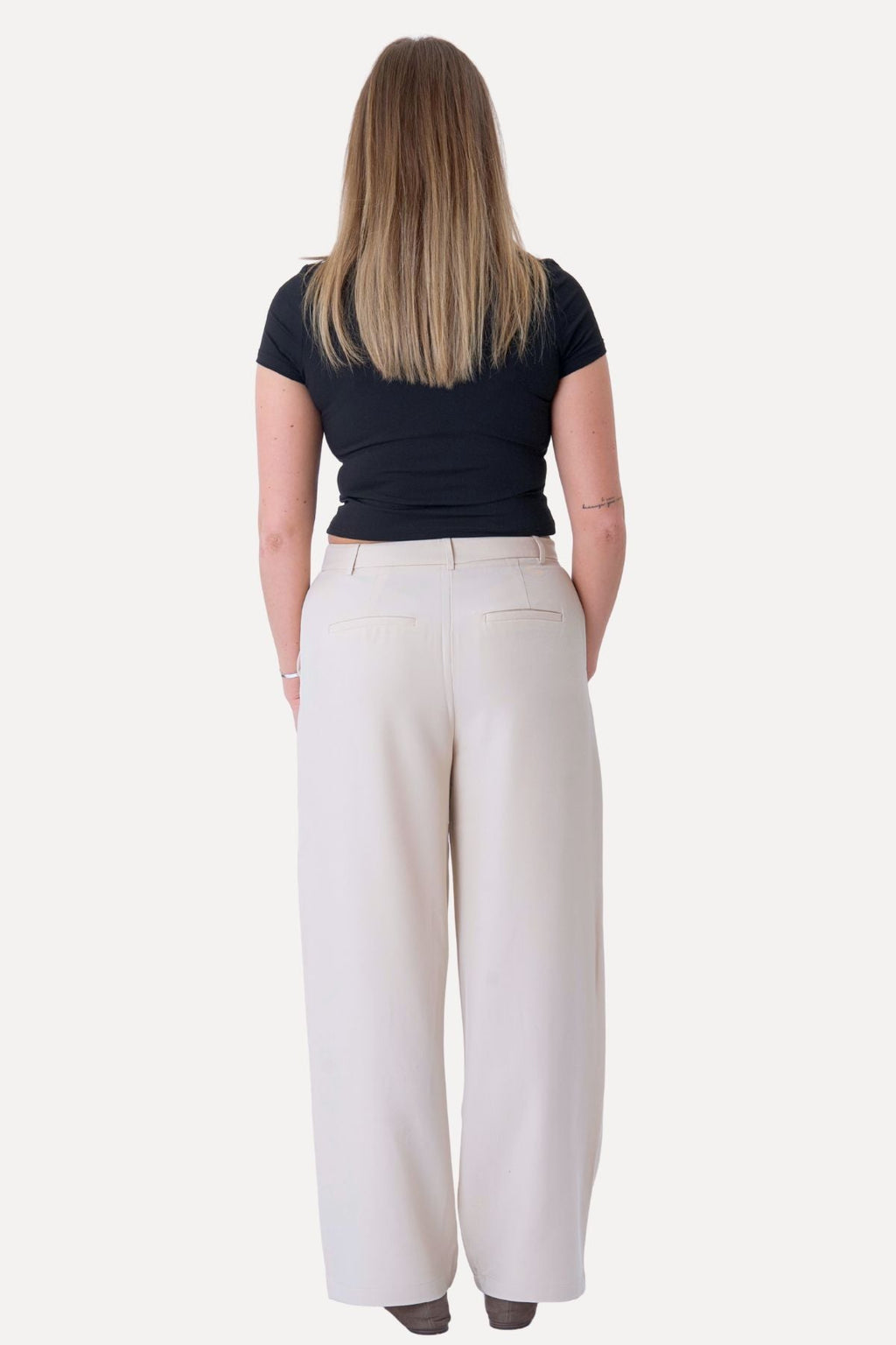 Klassiset puku housut - beige
