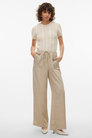 Melaney Loose Pant - pilvinen melange