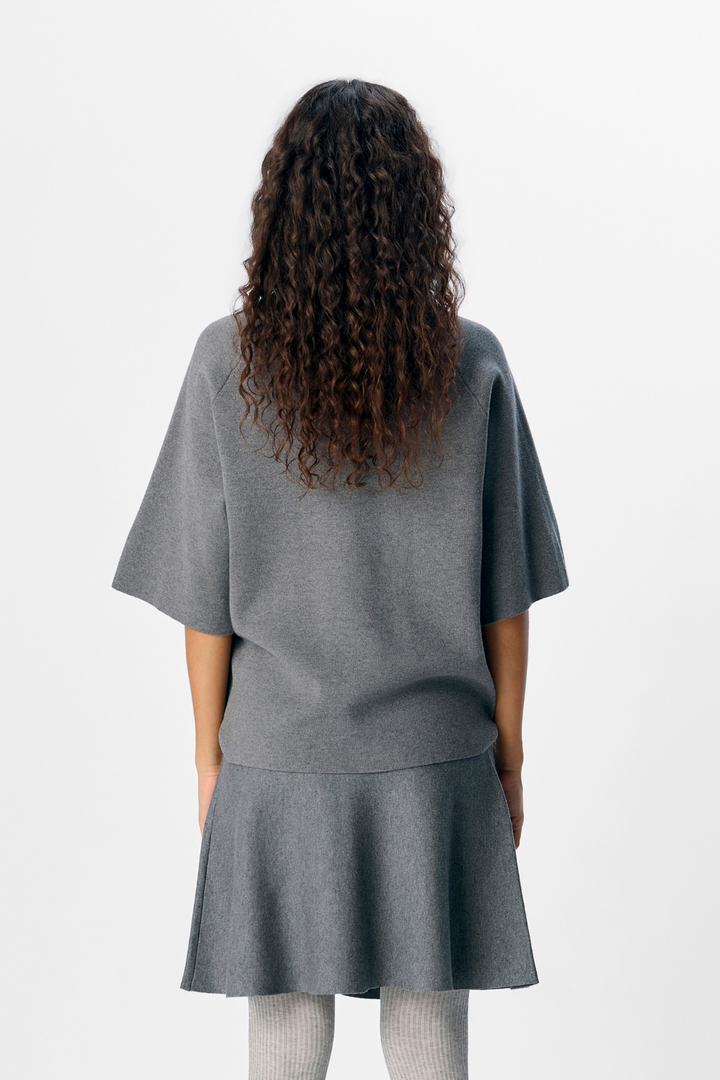 Reynard 2/4 Knit Pullover - Keskikokoinen harmaa melange