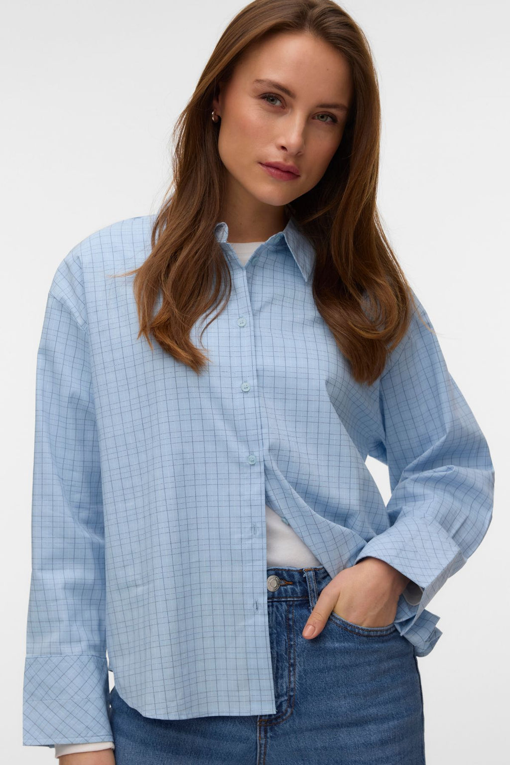 Maanantaipaita - Cashmere Blue Checks