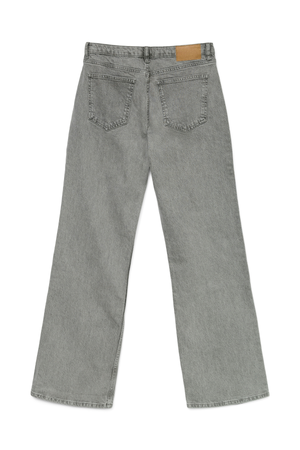 Alexis matala vyötärö farkut - vaaleanharmaa denim