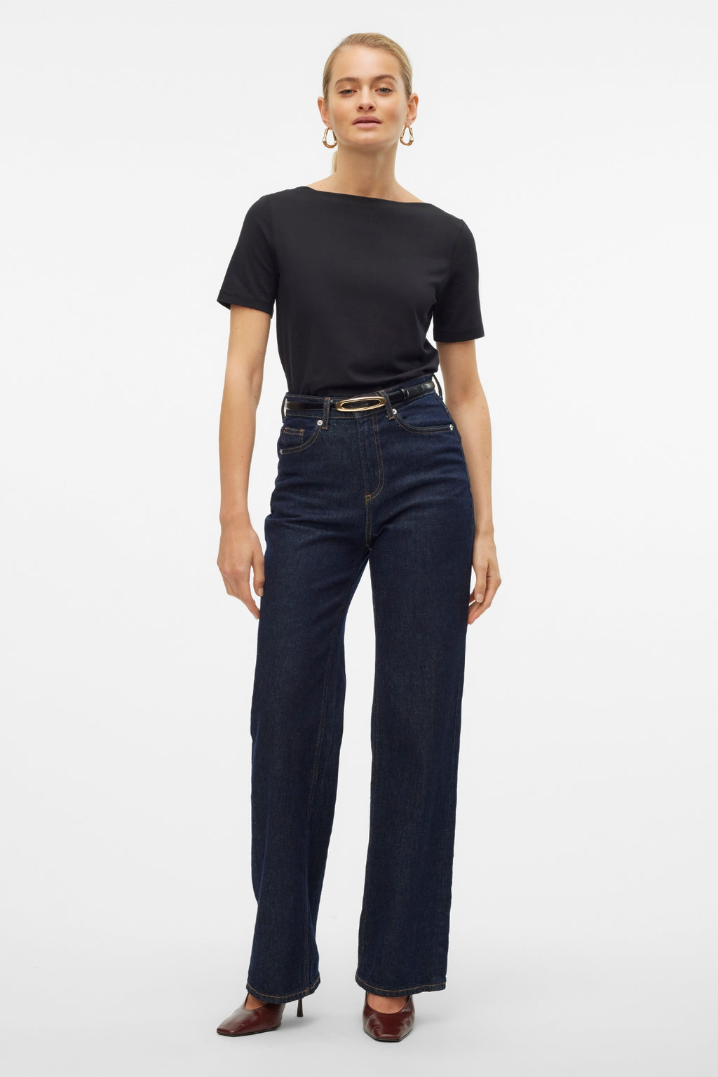 Panda Modal Top - musta