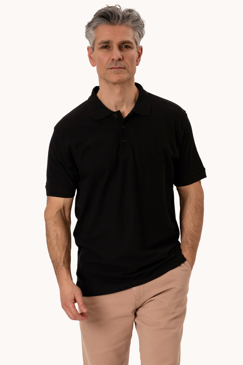Basic Polo - Musta