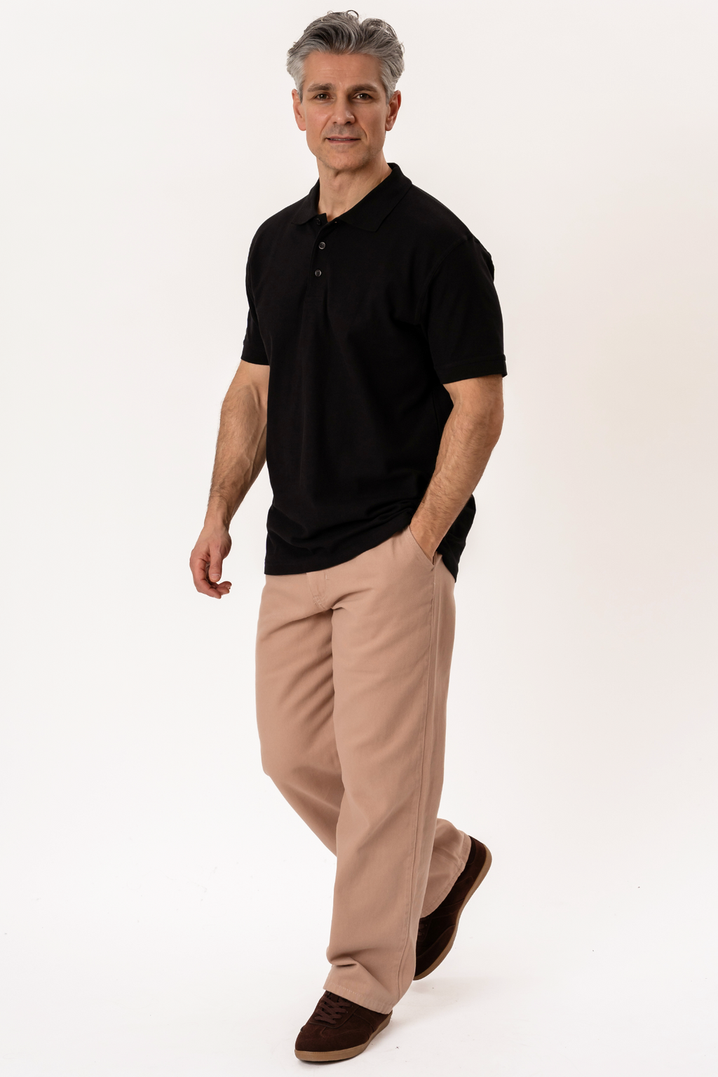 Basic Polo - Musta