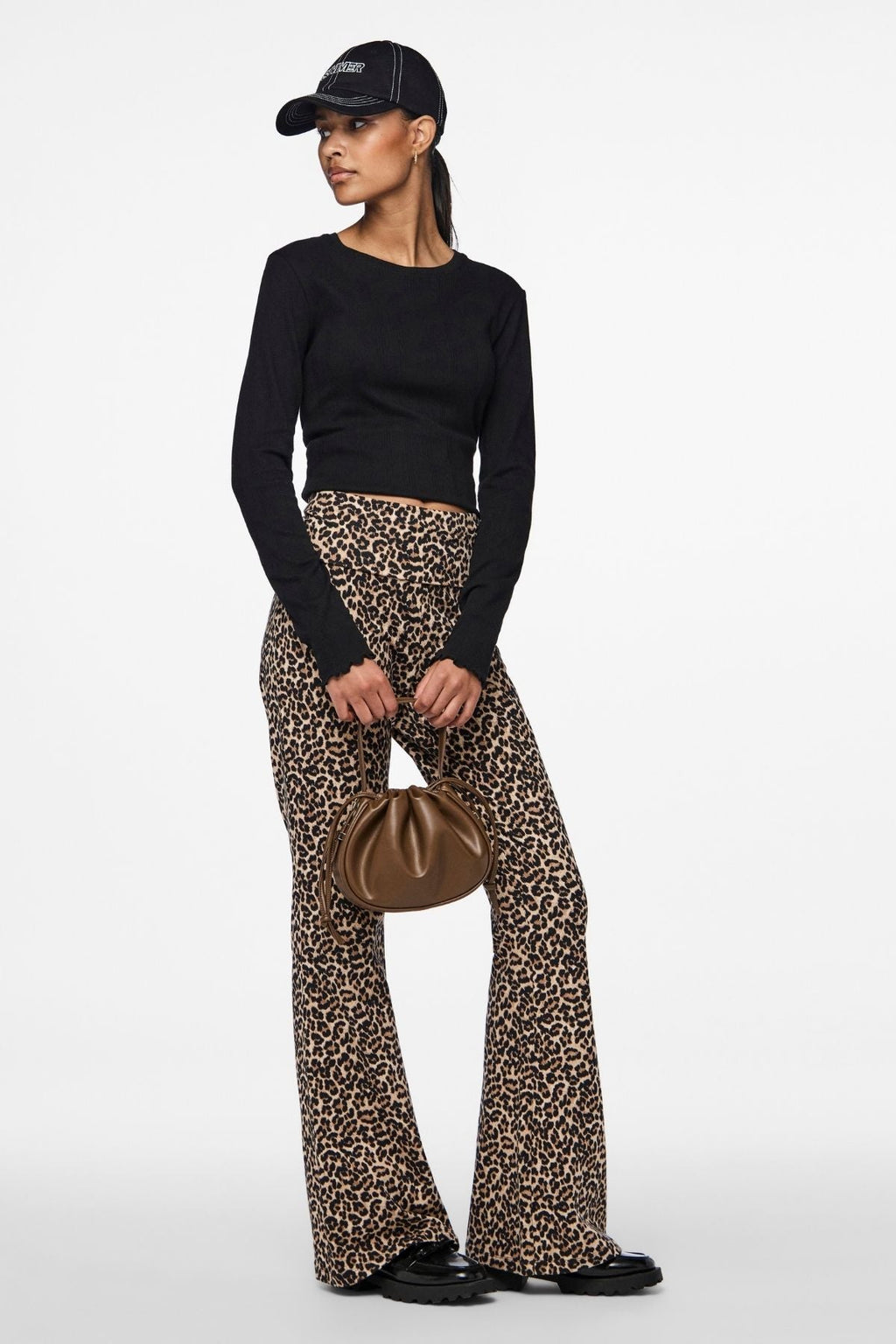 Marie O -kaula -poin Top - Musta