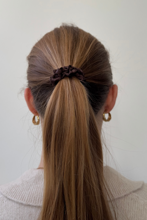 Scrunchie - kahvi