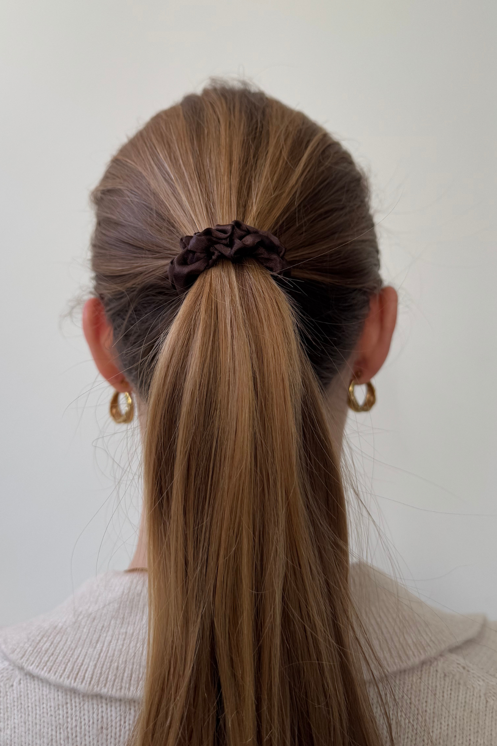 Scrunchie - kahvi