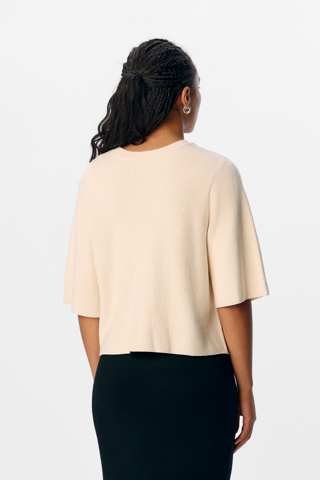 Julla Parvi 2/4 neulottu neuletakki - hiekkakukka