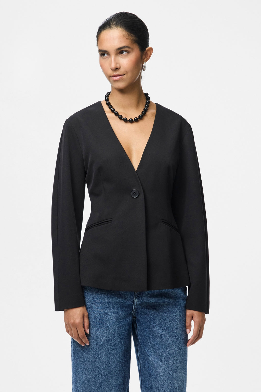 Kamil Fitted Blazer - musta