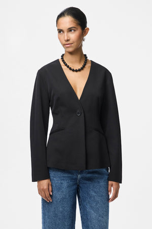 Kamil Fitted Blazer - musta