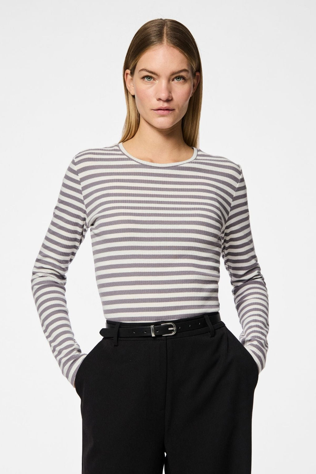 Myra Slim Vyö - musta hopea