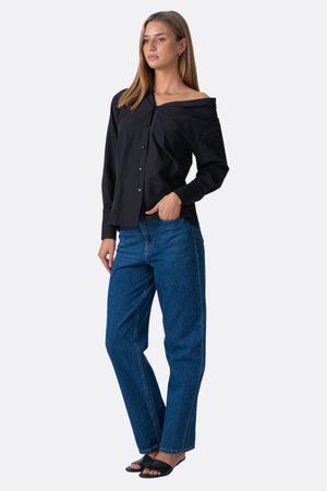 Serena Oversized Paita - musta