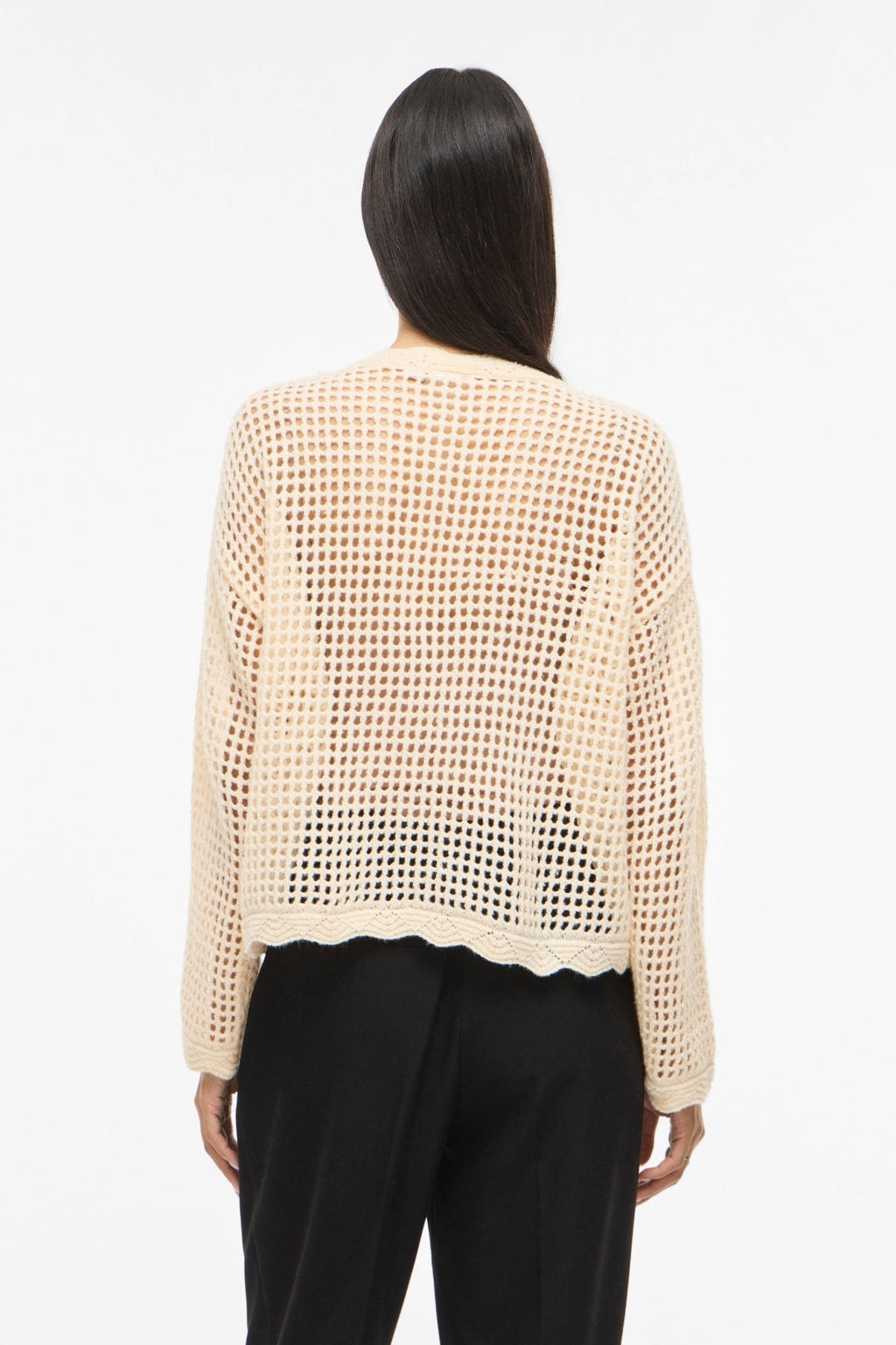 Enny Flower Knit -neuletakki - koivu