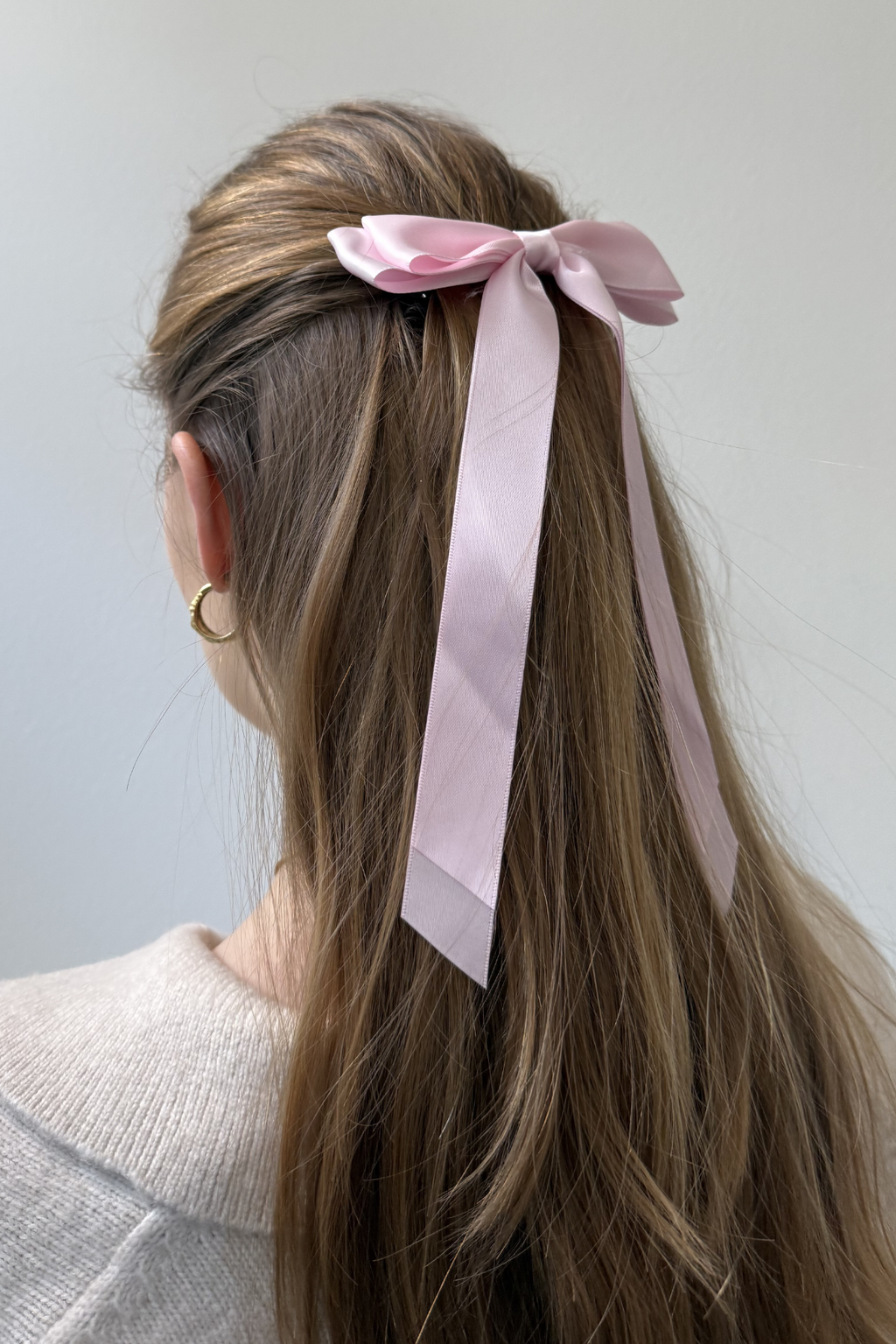 Bow -pidike - vaaleanpunainen