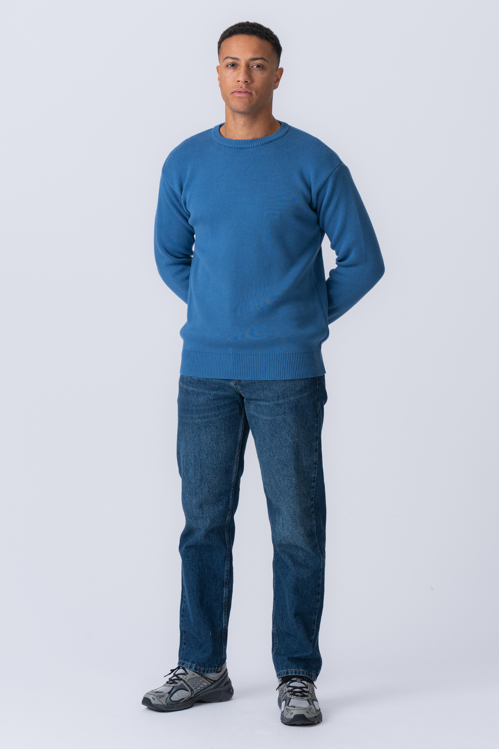 Crewneck Knit -villapaita - sininen