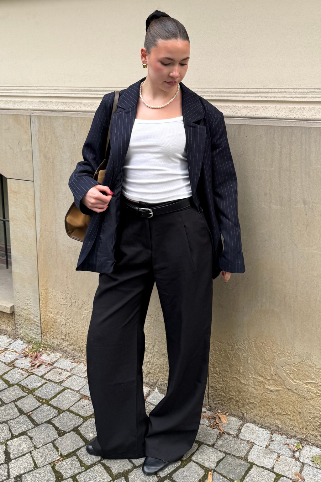 Ylisuuret bleiser - laivaston pinstripe