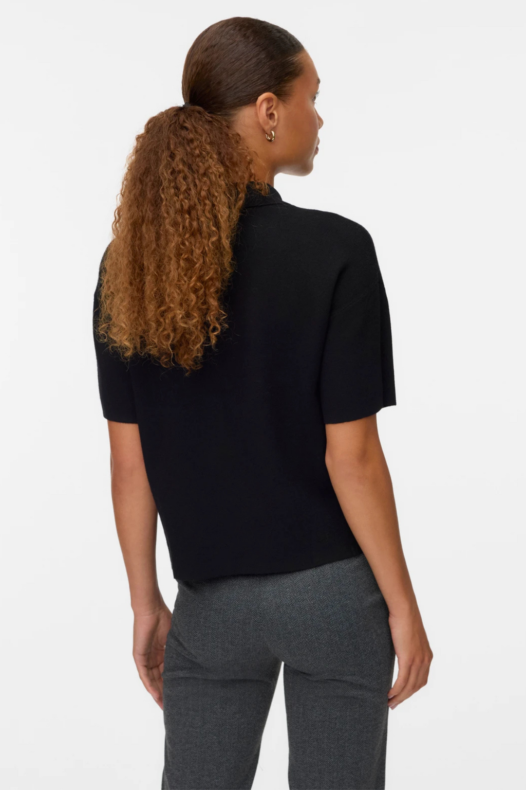 Kulta 2/4 Poloneck Pullover - Musta