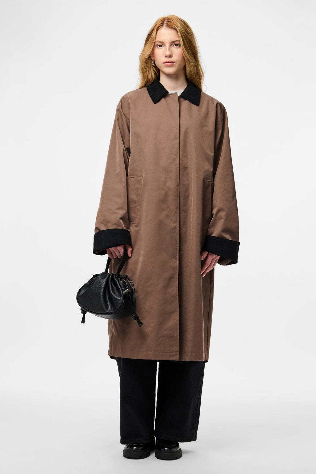 Jorma Long Light -takki - Coffee Quartz Black