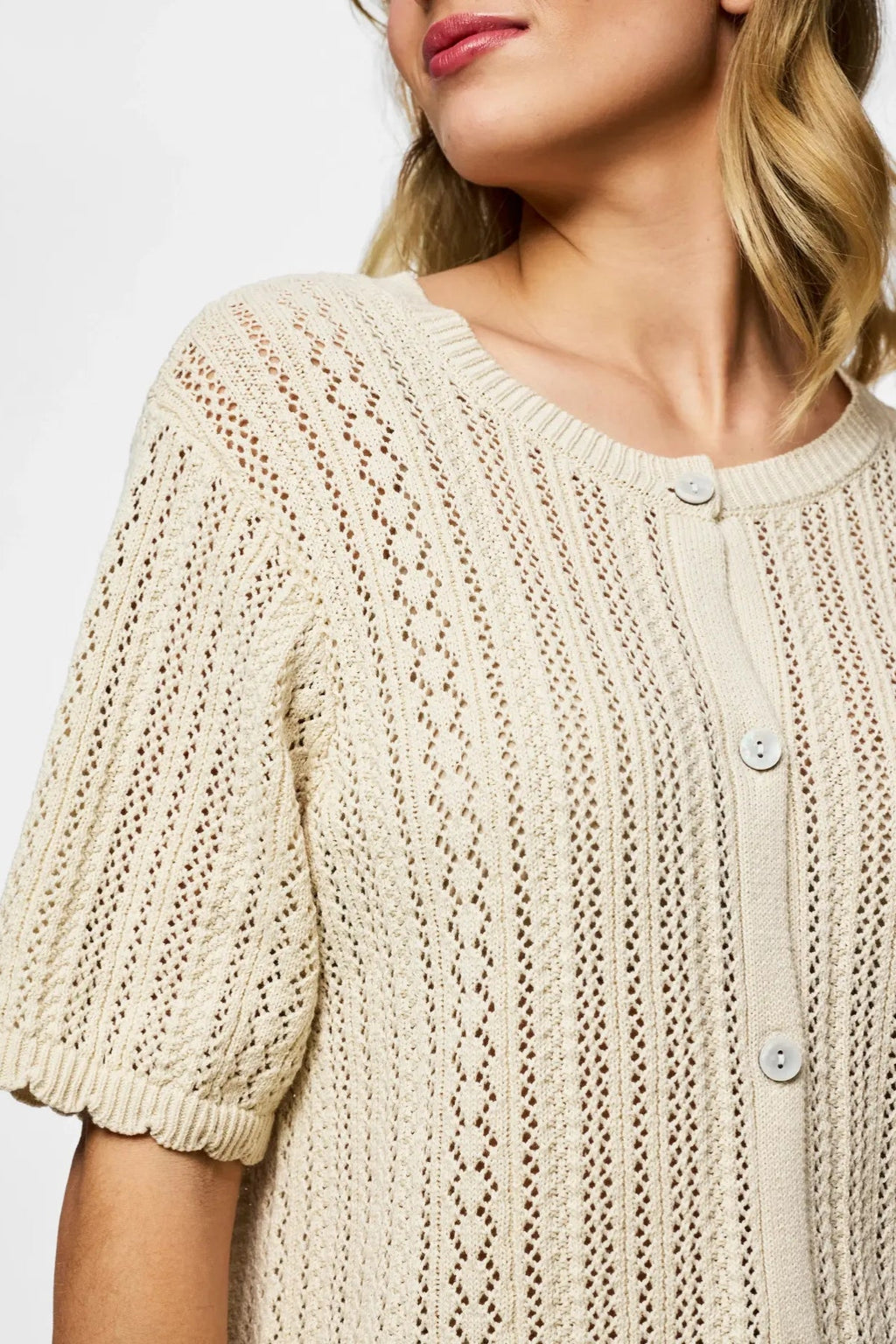 Nuka O-Neck Knit - Koivu