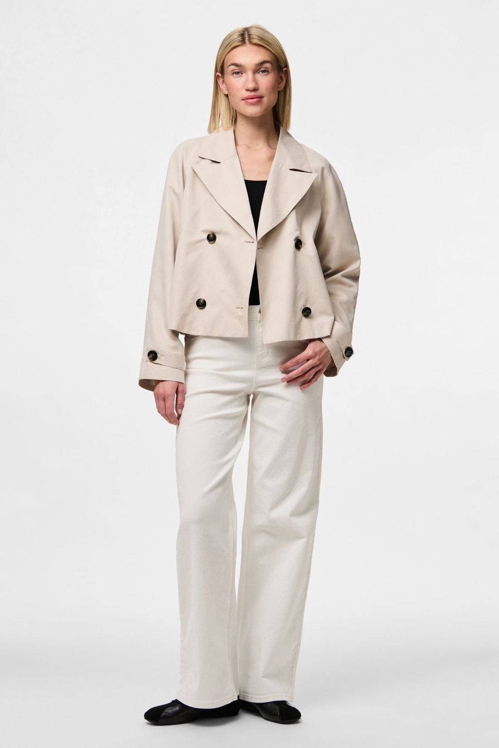 Scarlett Short Trenchcoat - Hopeaharmaa