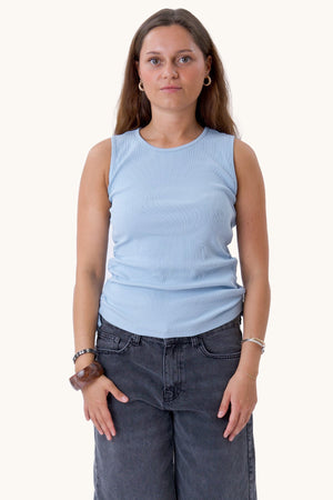 Kennedy O-neck toppi - Cashmere Blue