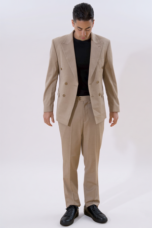 Klassinen Pants - Beige melange