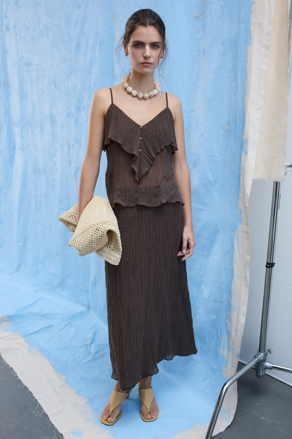 Danira Midi-hame - Slate Black