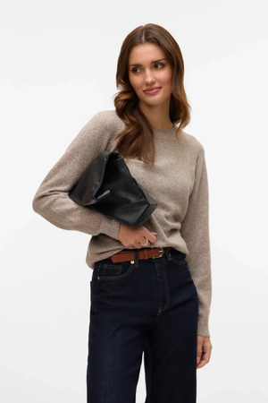 Doffy O-neck pusero - Moon Rock Melange