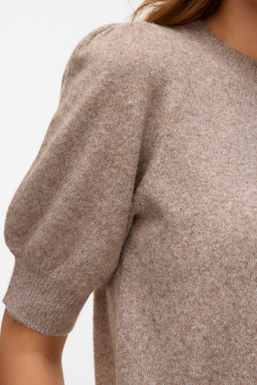 Doffy O-neck -neule - Moon Rock Melange