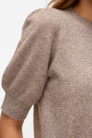 Doffy O-neck -neule - Moon Rock Melange