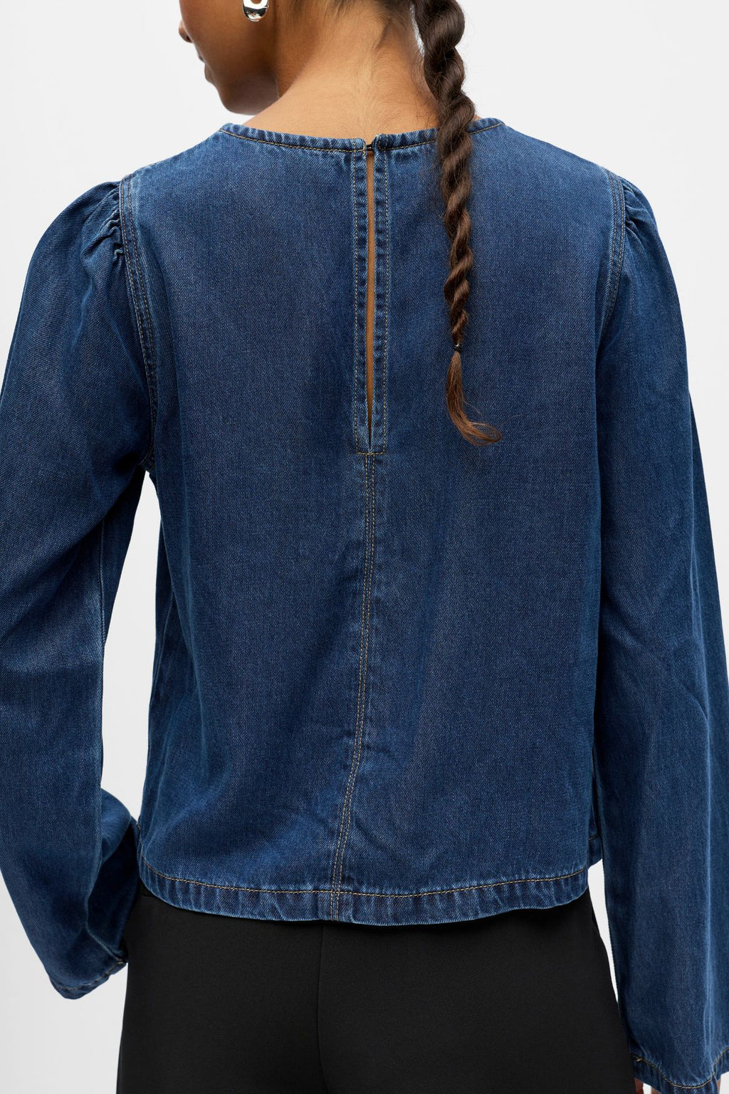 Kehyksen yläosa - tummansininen farkku