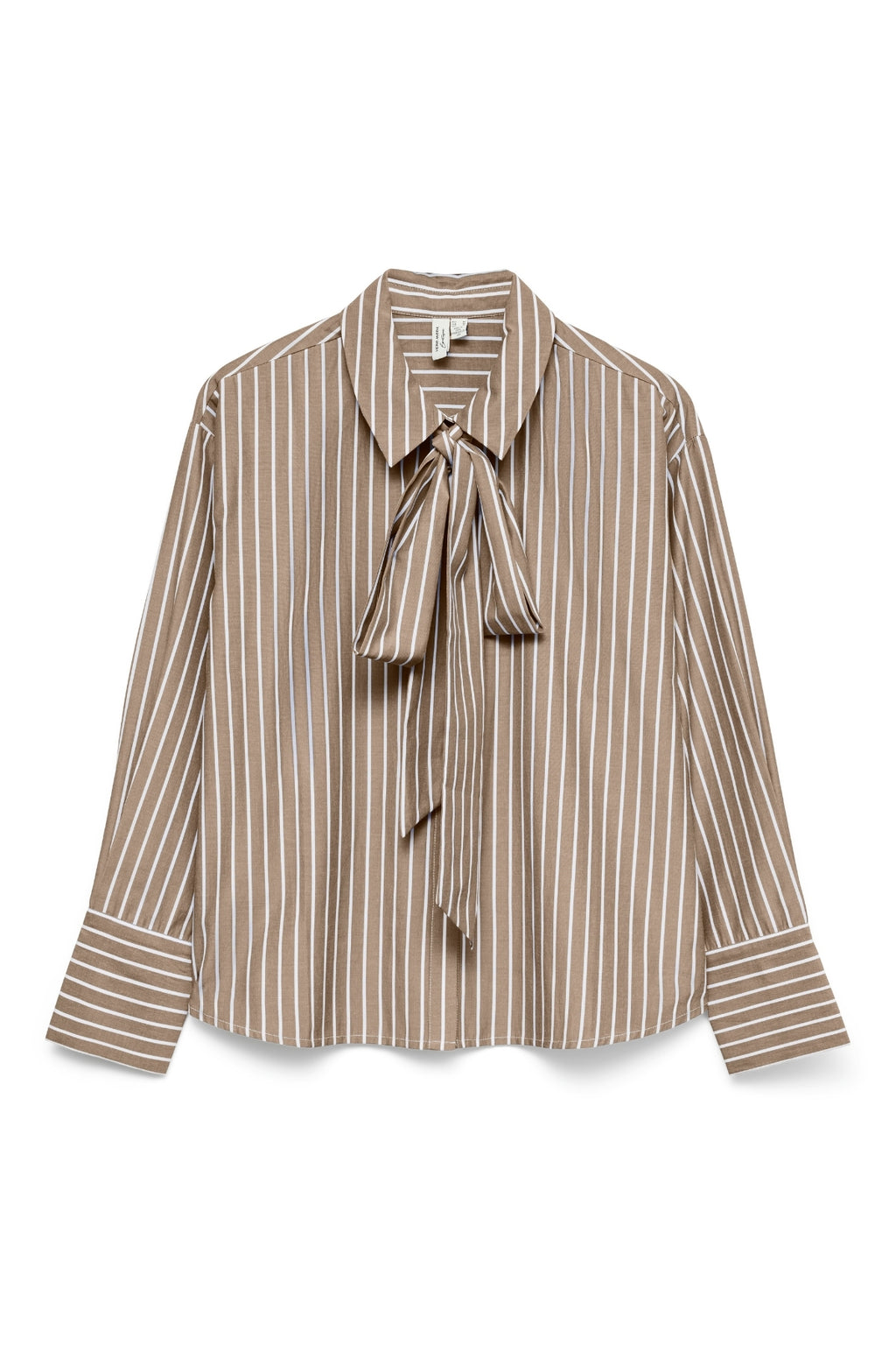 Islunn Bow Shirt - Silver Mink Snow White