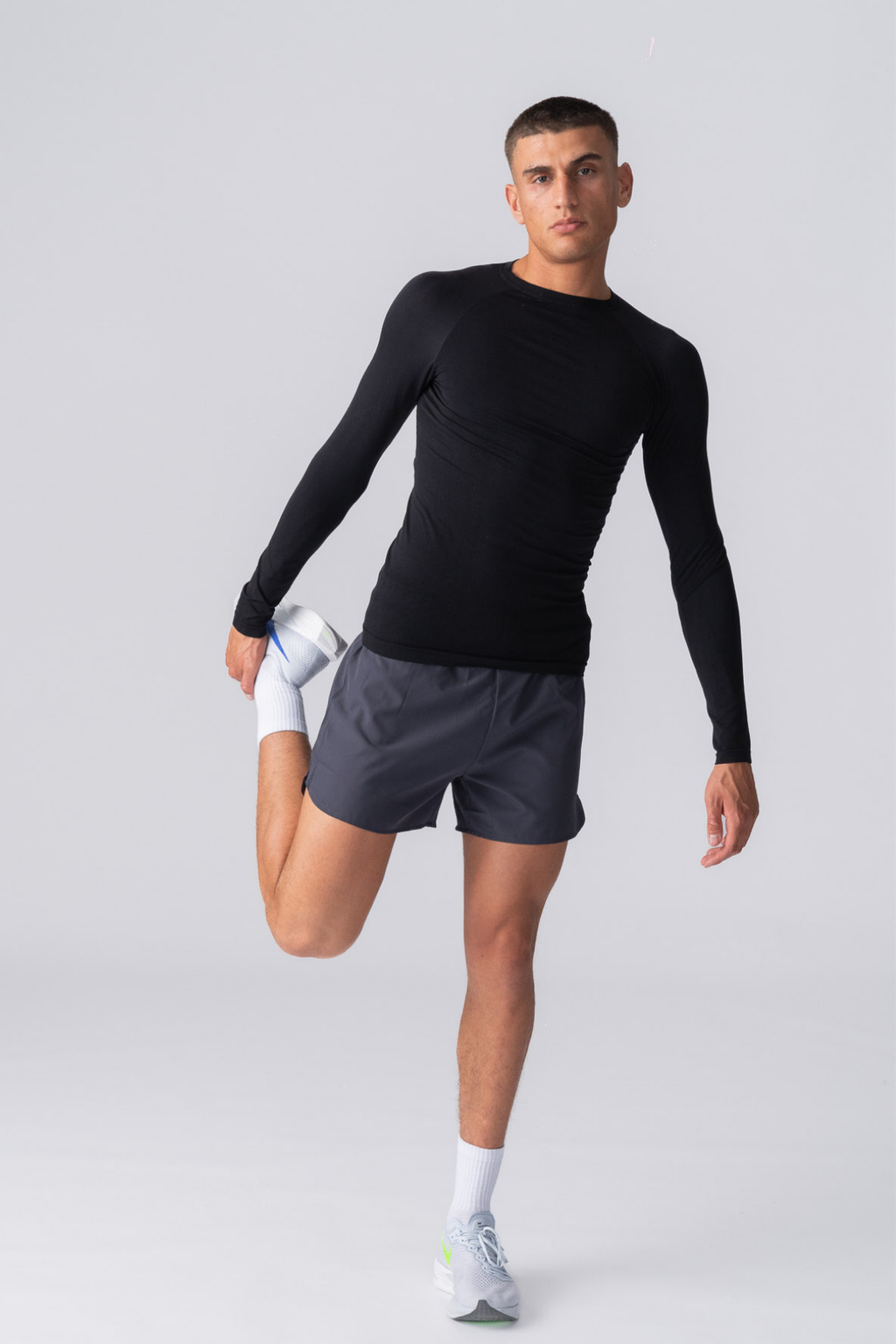 Prime pitkähihainen t -paita - musta