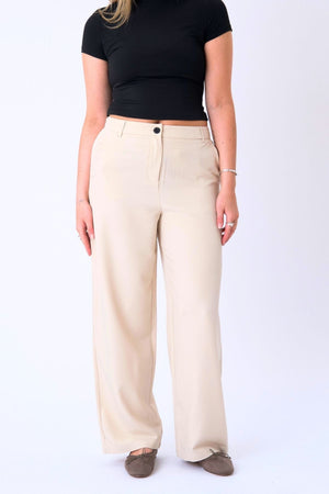 Klassiset puku housut - beige