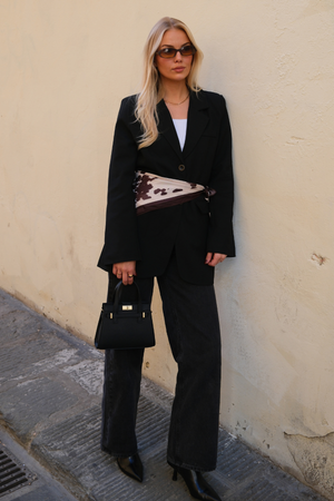 Claire Oversized Blazer - musta
