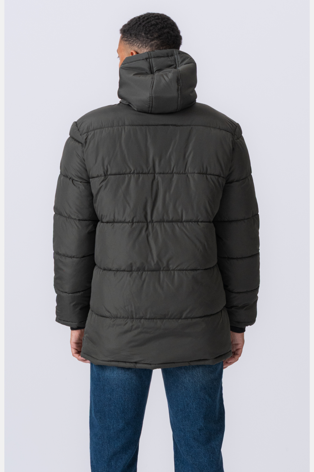 Pitkä puskuritakki - Oliivi