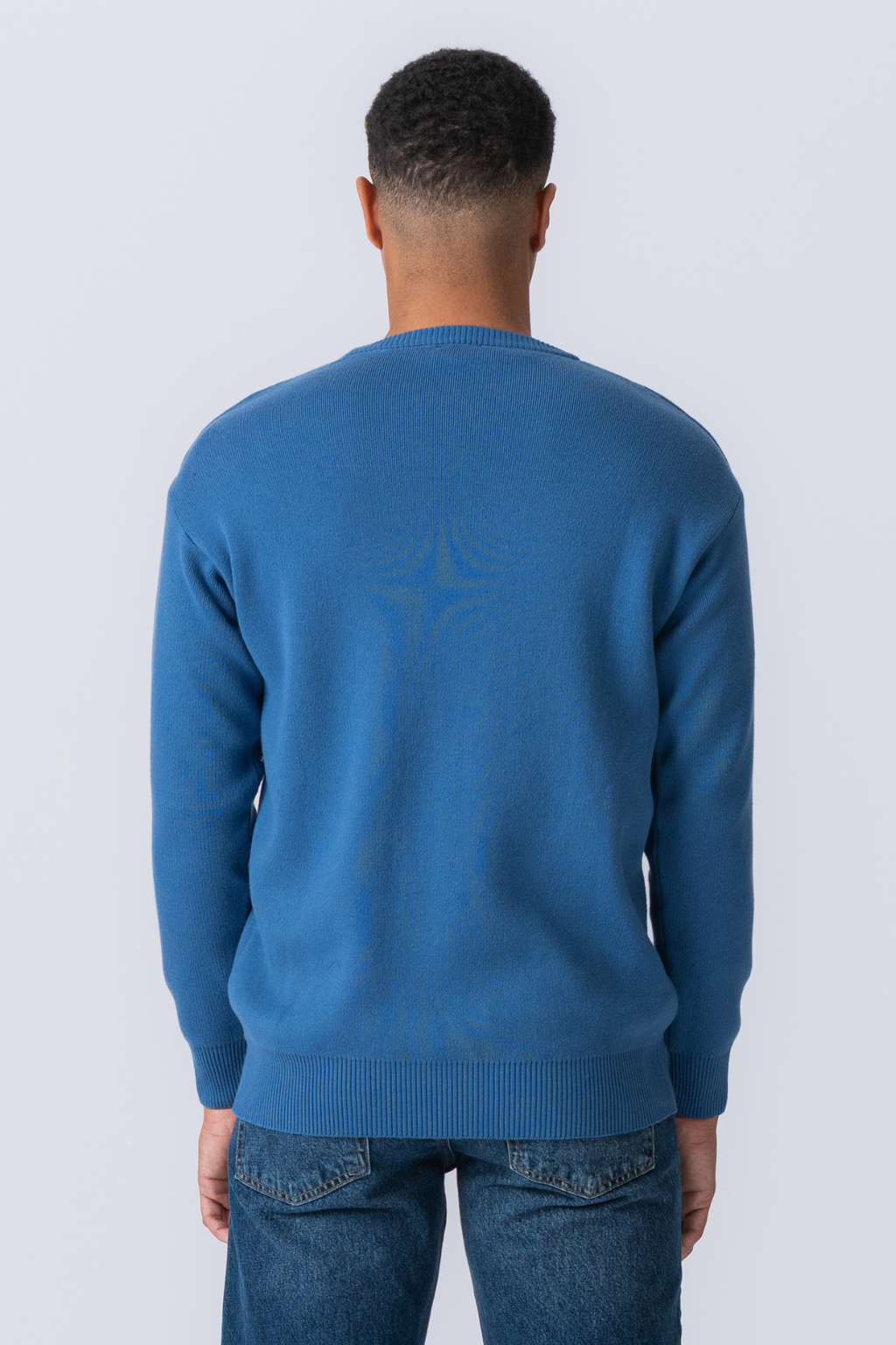 Crewneck Knit -villapaita - sininen