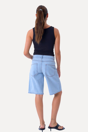 Denim Shorts - Vaaleansininen