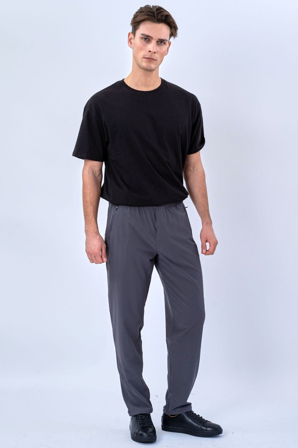 Seurata Pants - Tummanharmaa