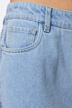 Abbi Shorts - vaaleansininen farkku
