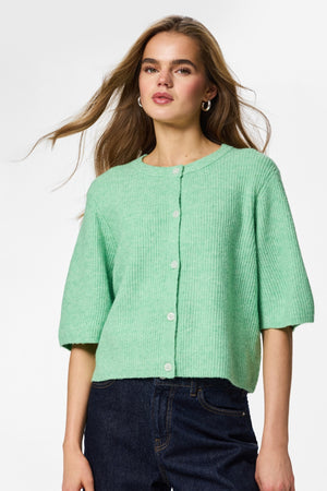 Silly O-neck neuletakki - Sprucestone Melange