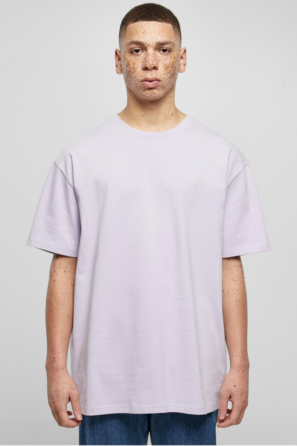 Raskas Oversized T -paita - lila