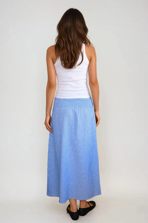 Linn Smock Ancle -hame - Marina White